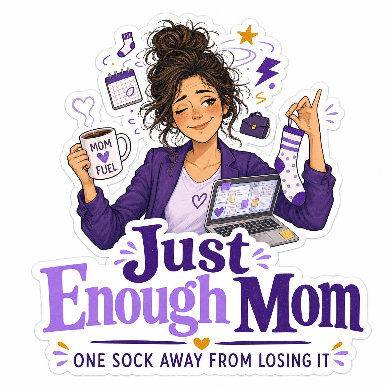Just Enough Mom Logo